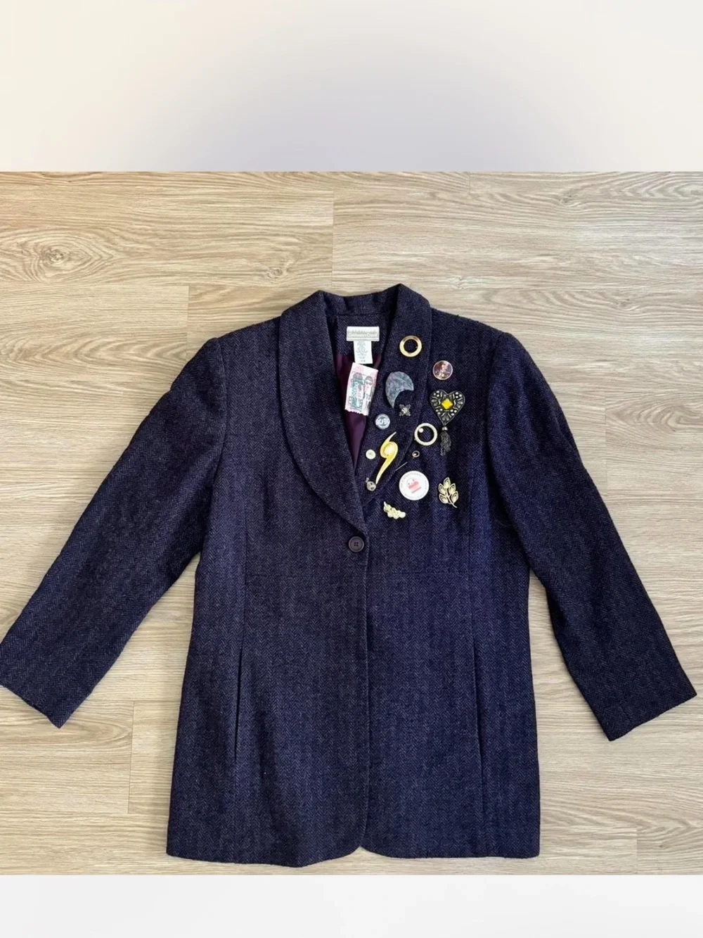 Women’s Navy vintage blazer
